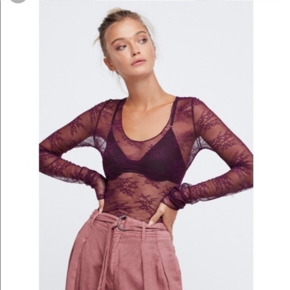 Free People Suzie Lace layering top